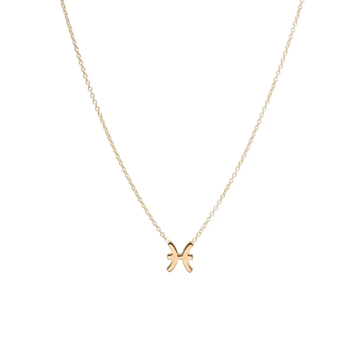 14k Midi Bitty Zodiac Necklace