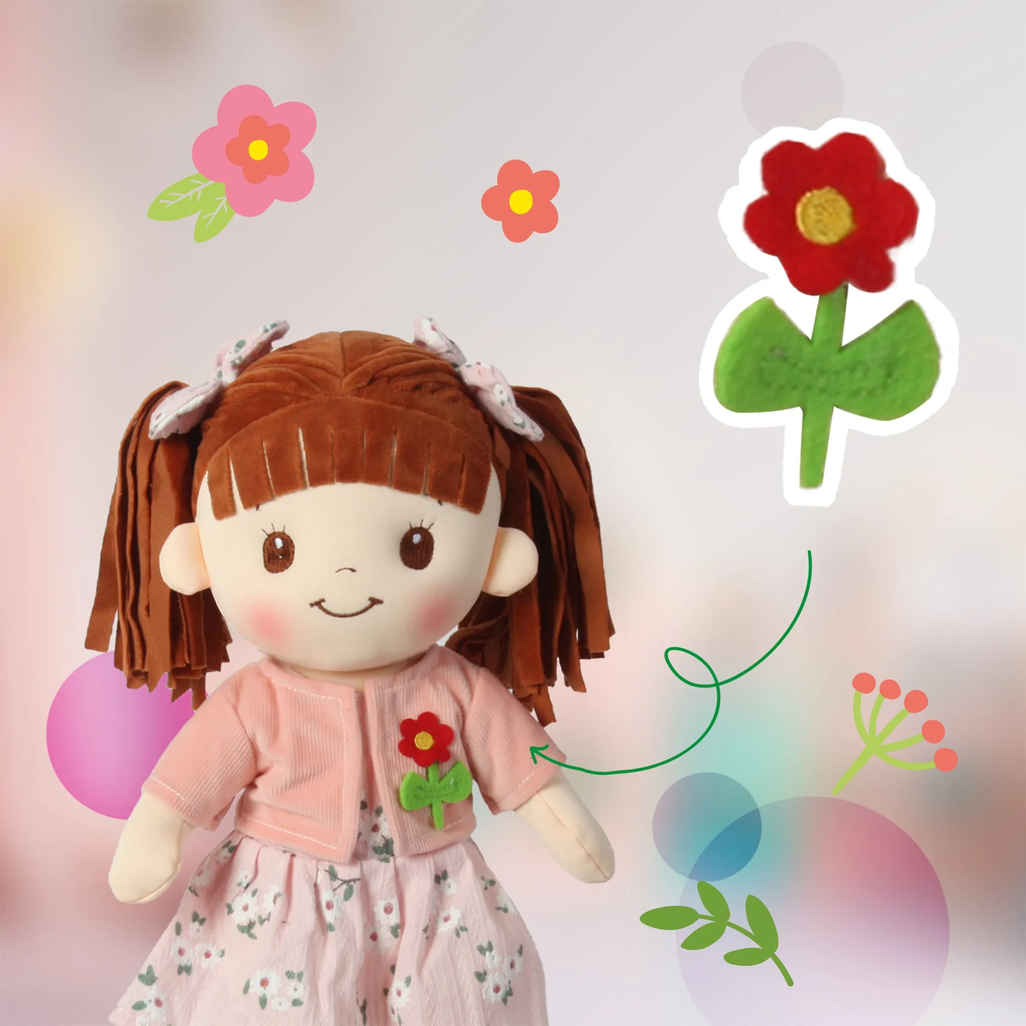 Sweet Peach Little Hearts 16 Doll - Modifiers: Sweet, Peach, Little, Hearts, 16