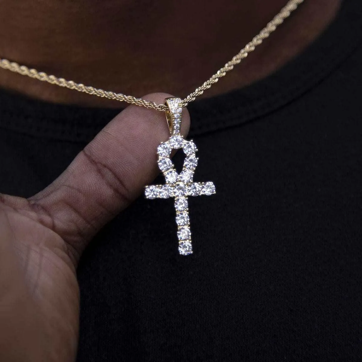 18k Vermeil Ankh Cross