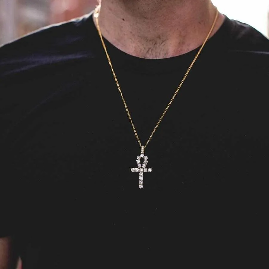 18k Vermeil Ankh Cross