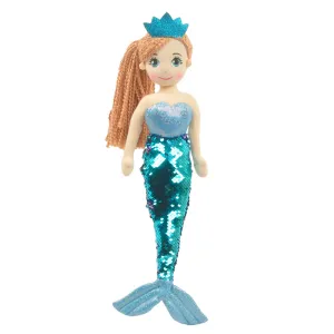 18" Perla Mermaid W/ Reversible Sequin Tail (89001)