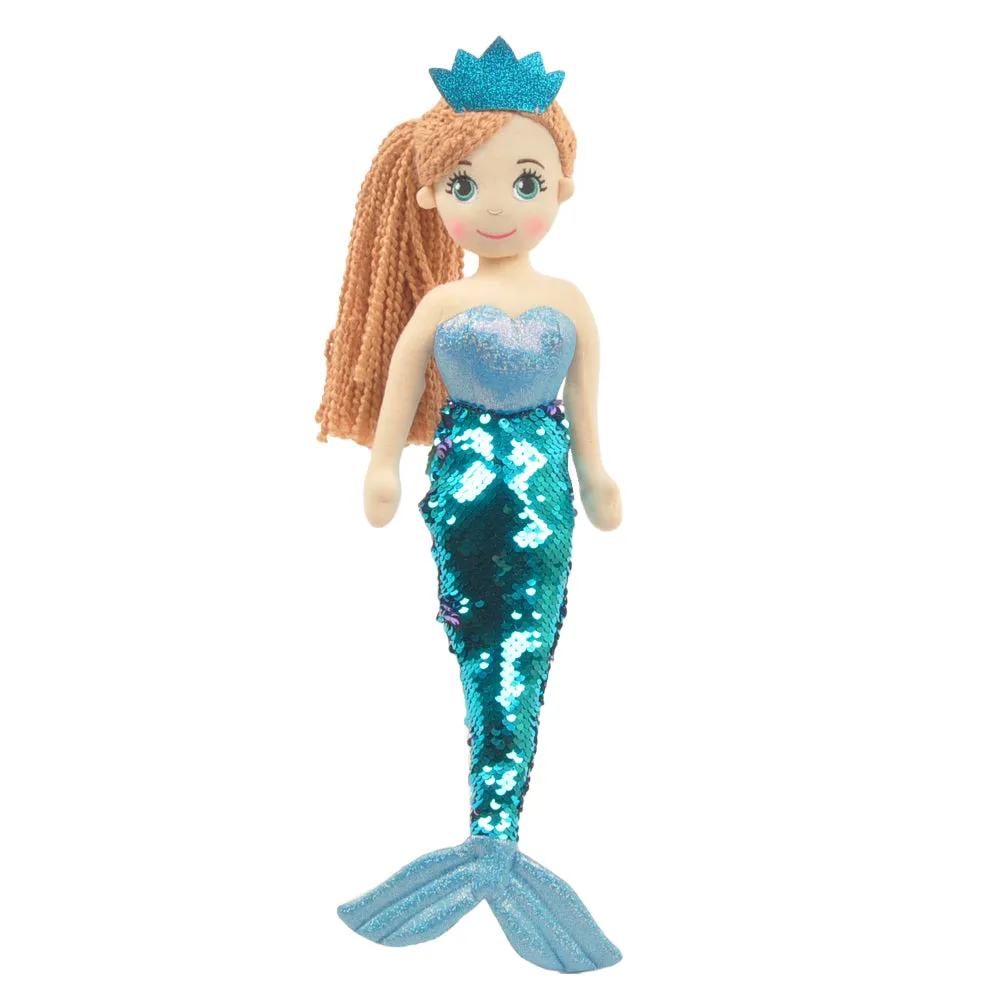 18" Perla Mermaid W/ Reversible Sequin Tail (89001)