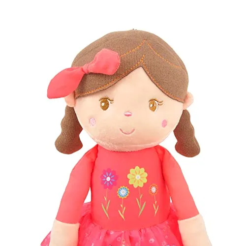 20" Coral Olivia Doll Stuffed Rag Doll (89150CORAL)