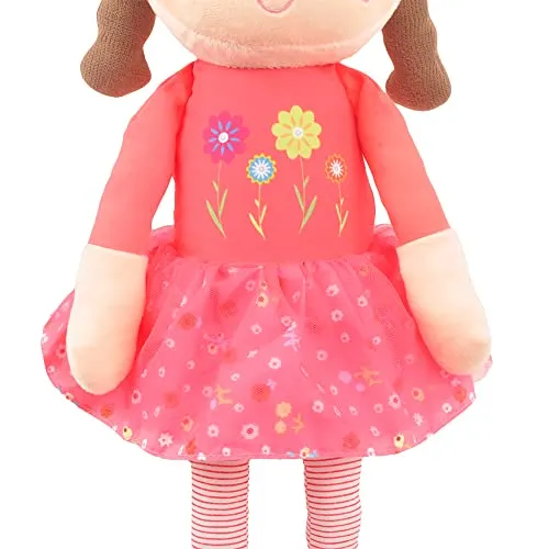 20" Coral Olivia Doll Stuffed Rag Doll (89150CORAL)