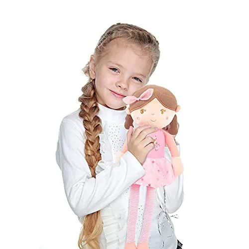 20"  Pink Olivia Stuffed Rag Doll (89150PINK)