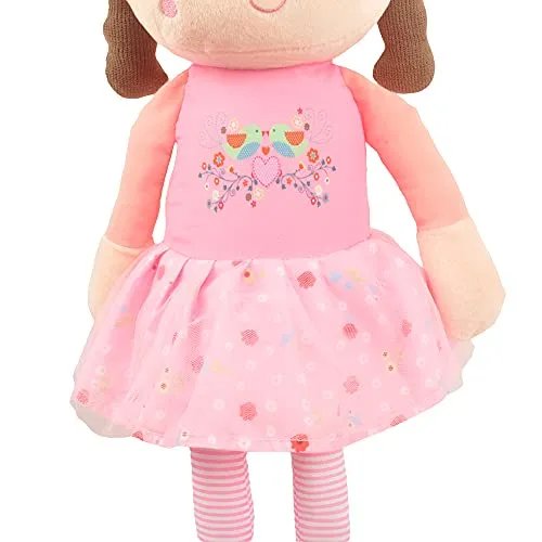 20"  Pink Olivia Stuffed Rag Doll (89150PINK)