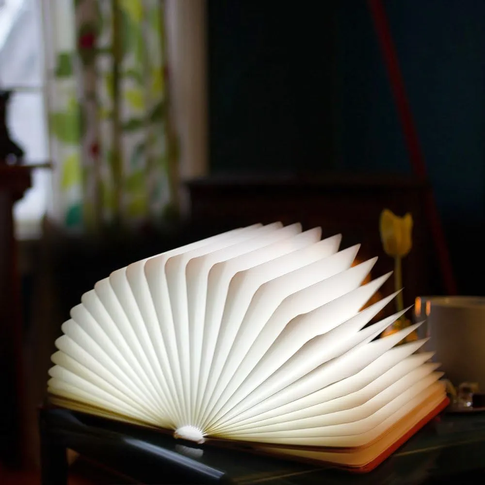 8 Colours 360° Folding Book Lamp - Palm Size