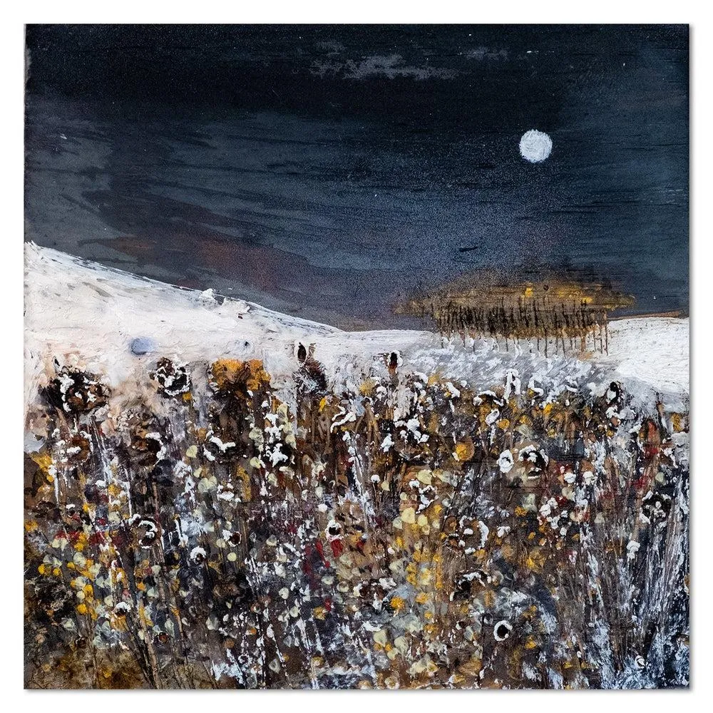 A Moonlight Snowfall , By Louise O'hara