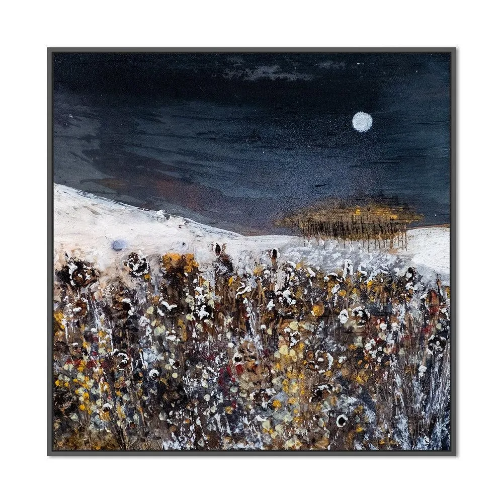 A Moonlight Snowfall , By Louise O'hara