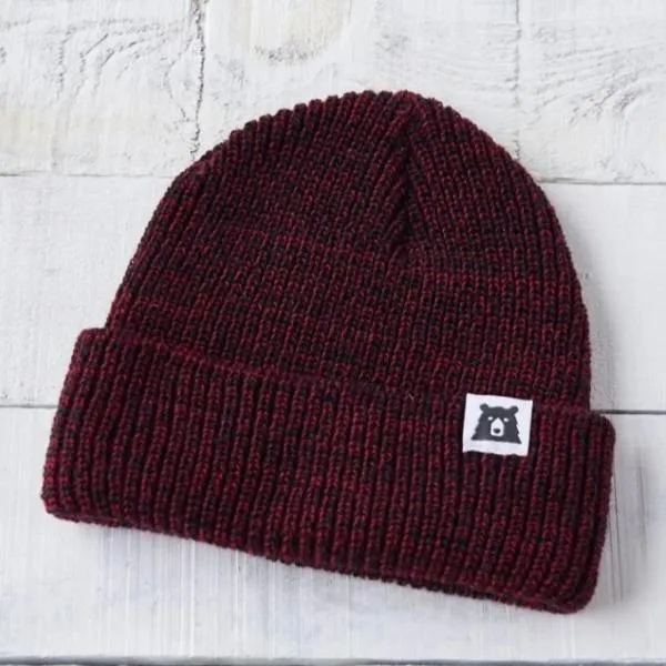 Adult Snowfall Toque - Burgundy Marl