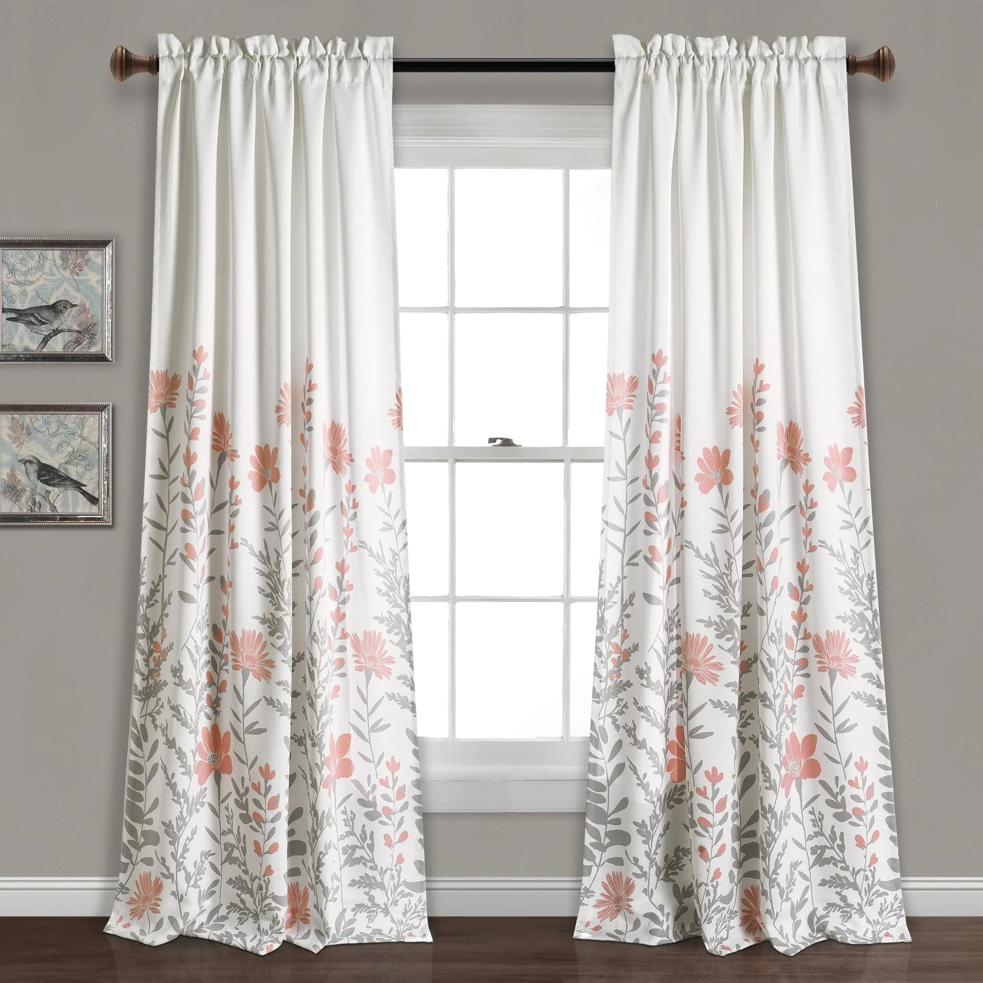 Aprile Light Filtering Window Curtain Set