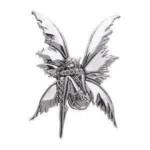 Bashful Fairy Silver Pendant TPD161