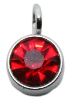 Birthstone Charm July (Engraved jewellery)