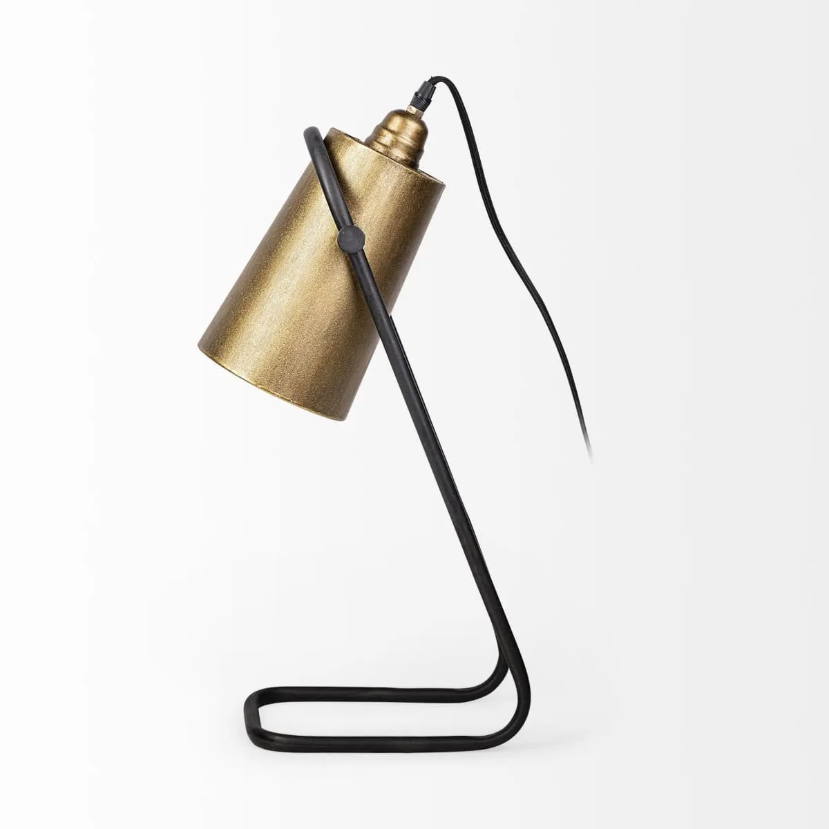 Brent Table Lamp Gold/Black Metal