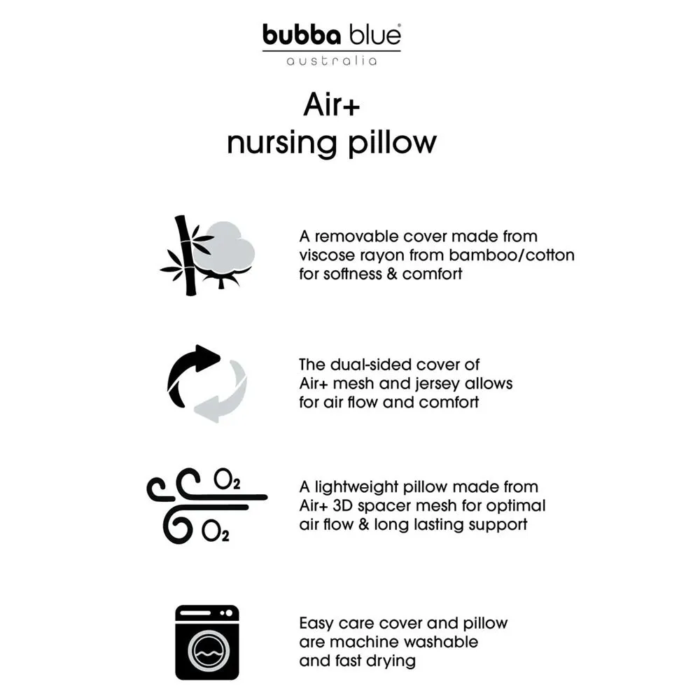 Bubba Blue Nordic Nursing Pillow Sand