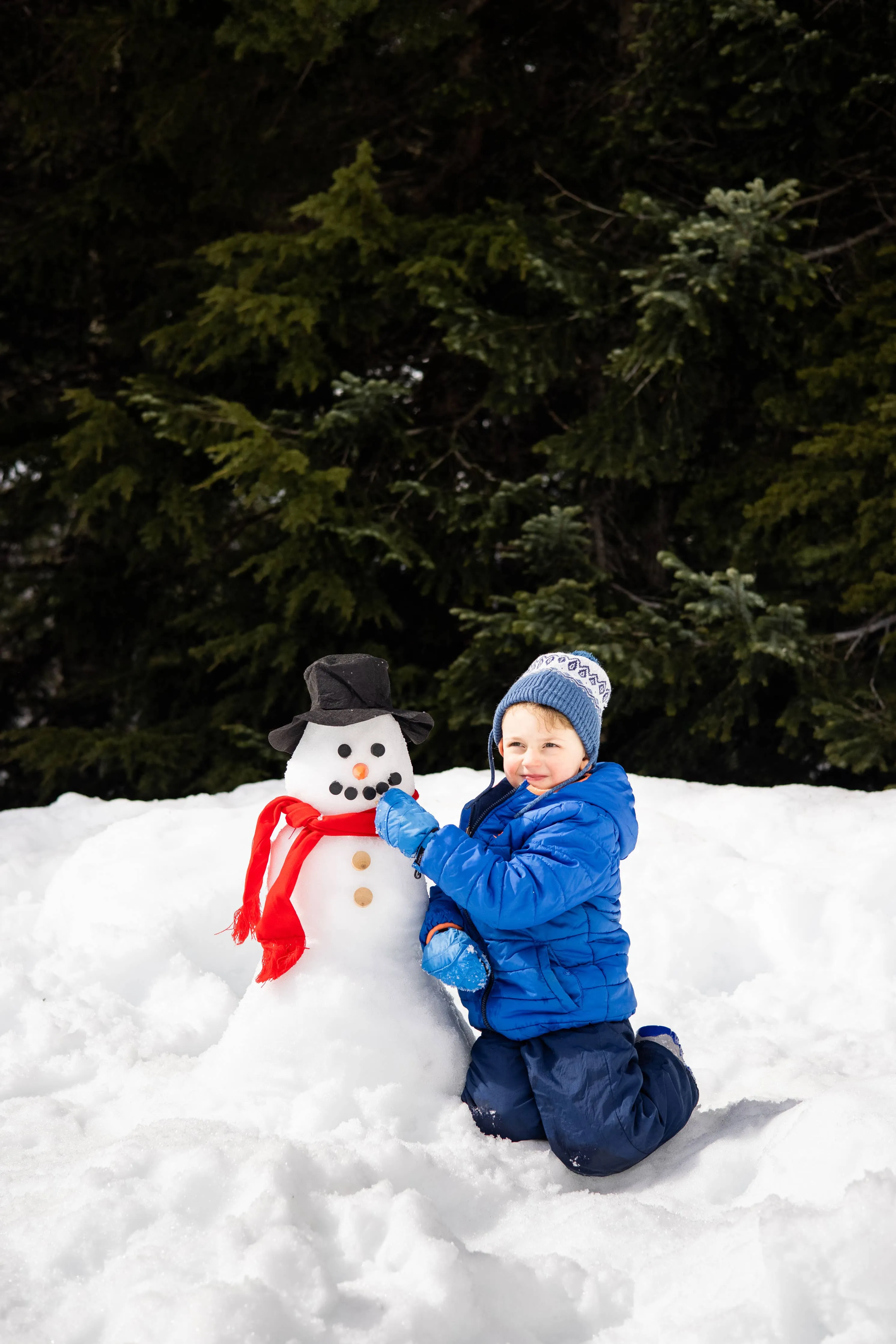 Build Your Own Snowman Christmas & Holiday Kit, DIY Kit