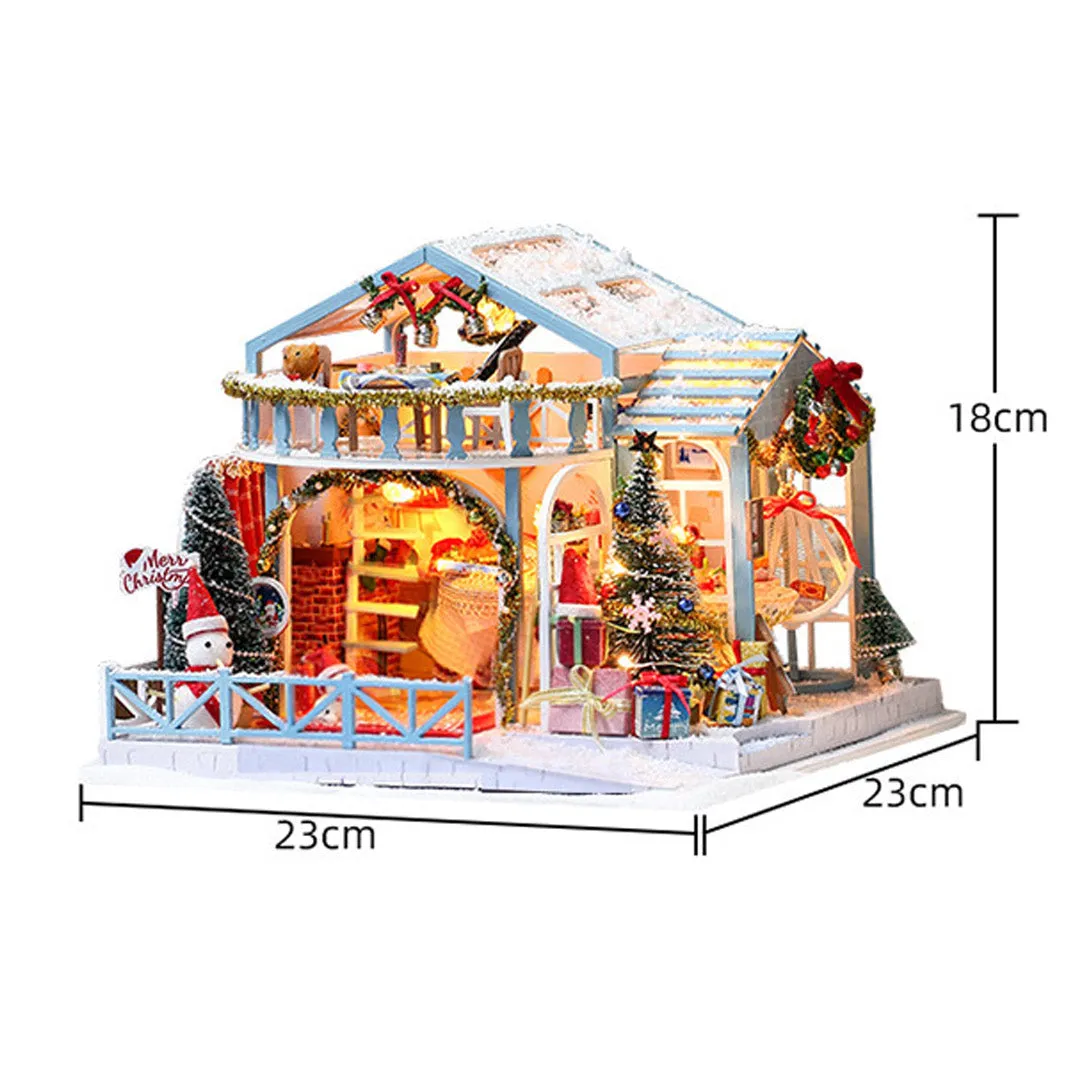 Christmas Night DIY Miniature House Kit