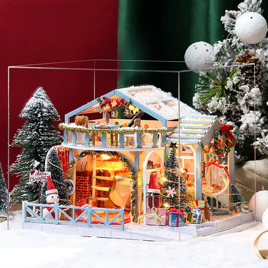 Christmas Night DIY Miniature House Kit