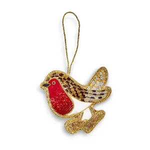 Christmas Tree Decoration - Winter Robin