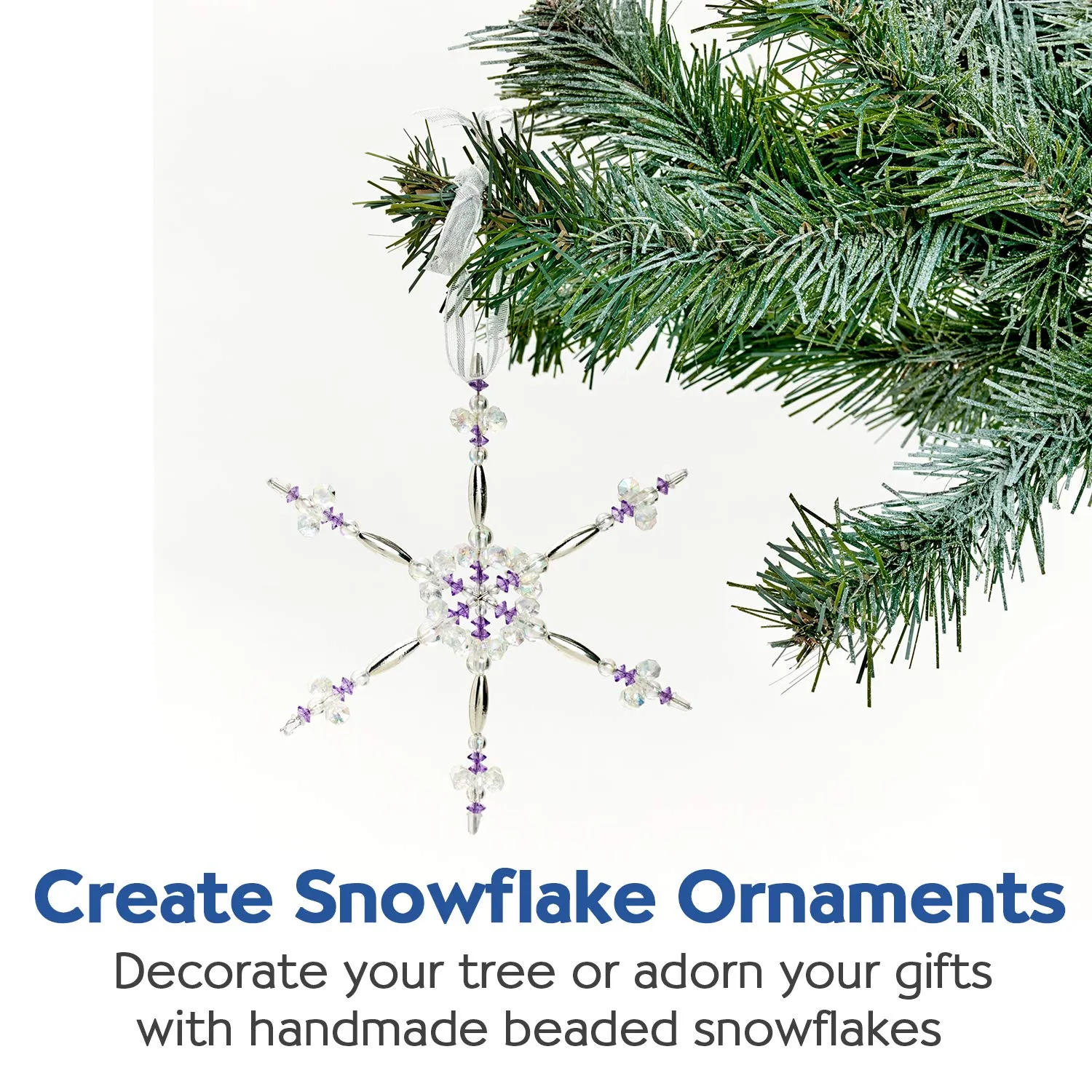 Creativity for Kids Beaded Snowflakes Ornaments sets