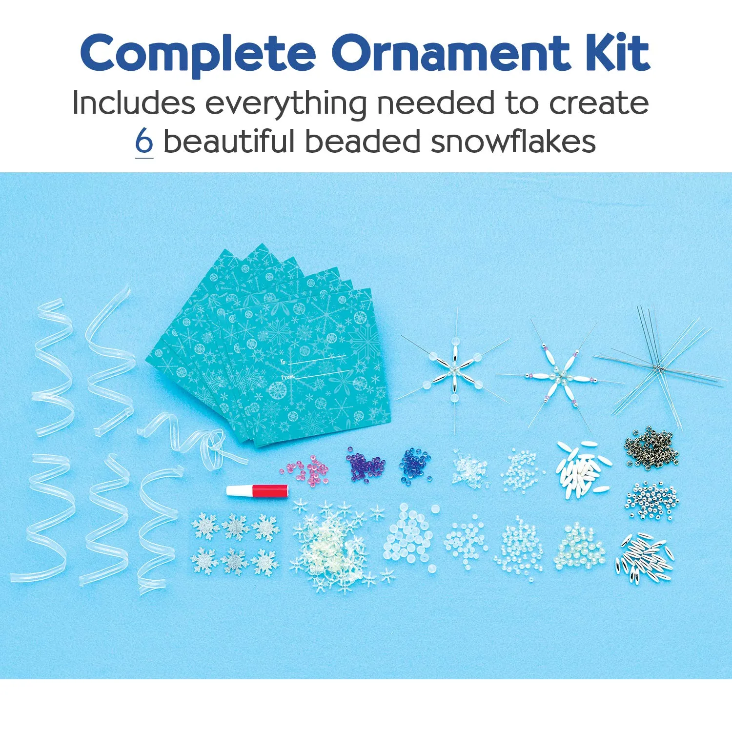 Creativity for Kids Beaded Snowflakes Ornaments sets