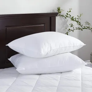 CUSHIO™ White Micro Fibre Pillow - Size 26"x16" (Pack of 2) - Enhance Your Sleep Quality | Wake Up Refreshed