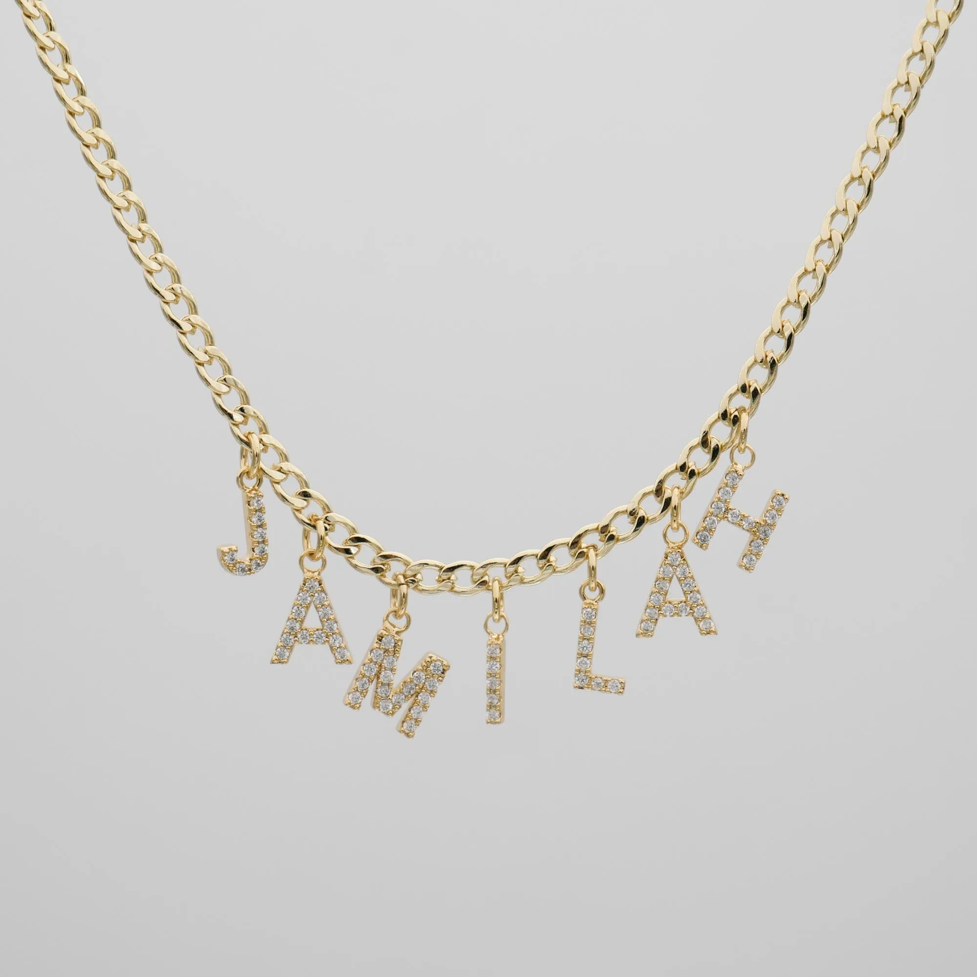 Custom ICY Letter Necklace | 1-8 Letters