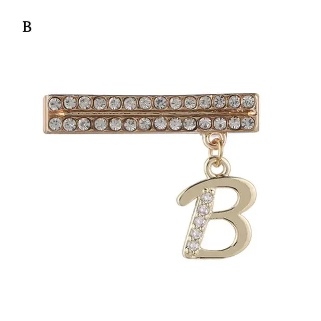 Decoration For Apple Watch Band 26 Letters Metal Charms Diamond Jewelry Charms Smart Watch Silicone Strap Accessories