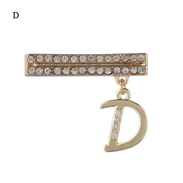 Decoration For Apple Watch Band 26 Letters Metal Charms Diamond Jewelry Charms Smart Watch Silicone Strap Accessories