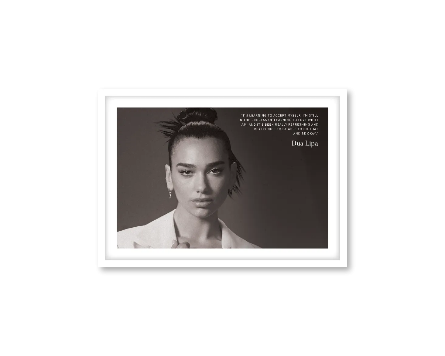 Dua Lipa Panoramic Landscape Poster: High-Quality, Full-Color Print