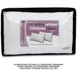 Easycomfort Luxury Comfortableoptions 2 Deluxe Hotel Pillows 48X74cm / 19X29 Inch