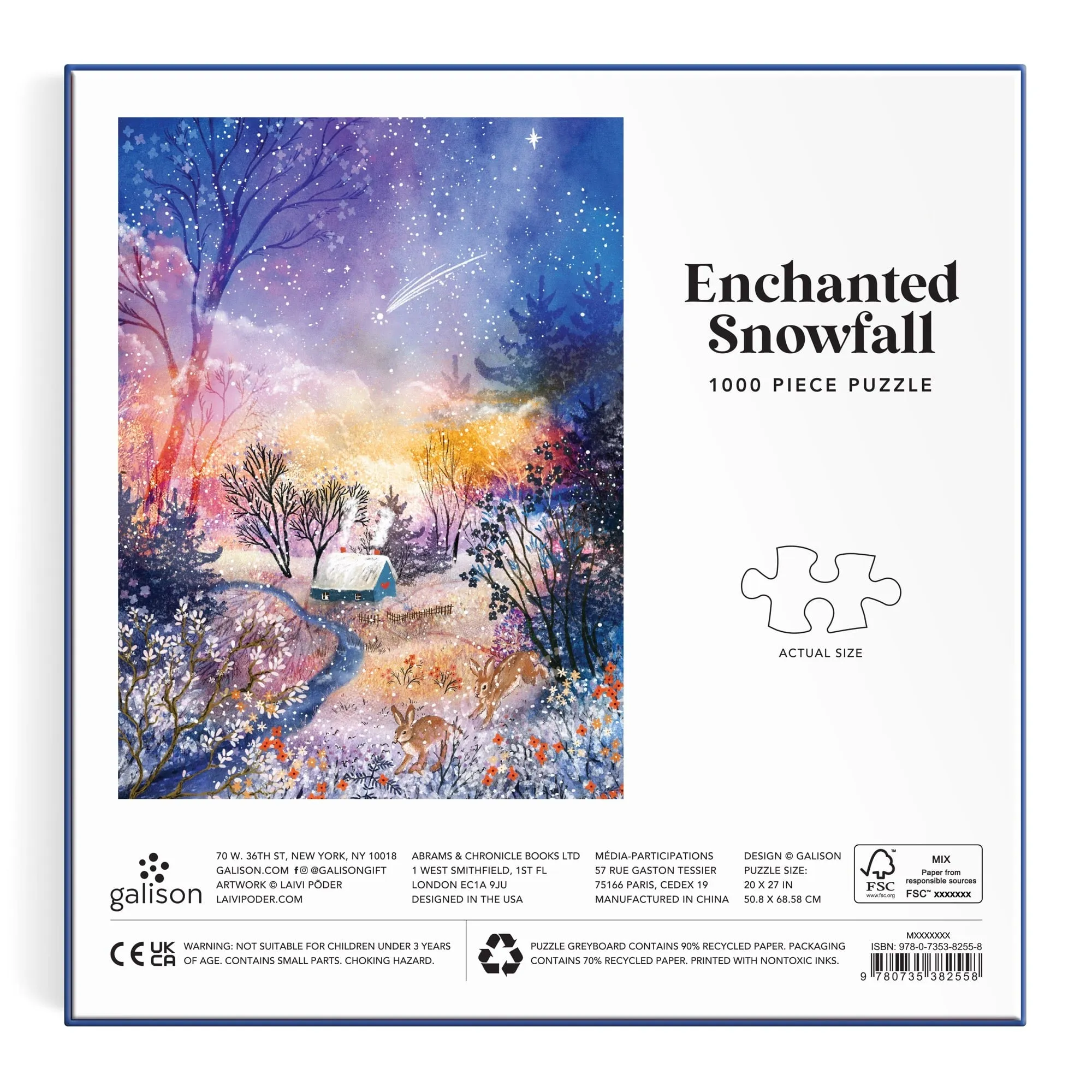 Enchanted Snowfall 1000 Piece Puzzle