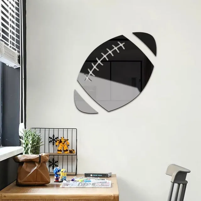 Football Soccer Ball Acrylic Mirror