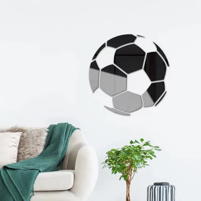 Football Soccer Ball Acrylic Mirror