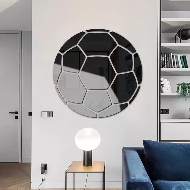 Football Soccer Ball Acrylic Mirror