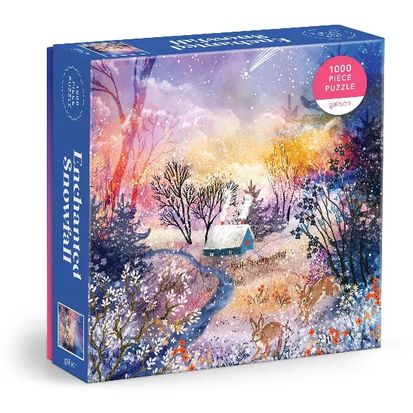 Galison 1000 Piece Puzzle | Enchanted Snowfall