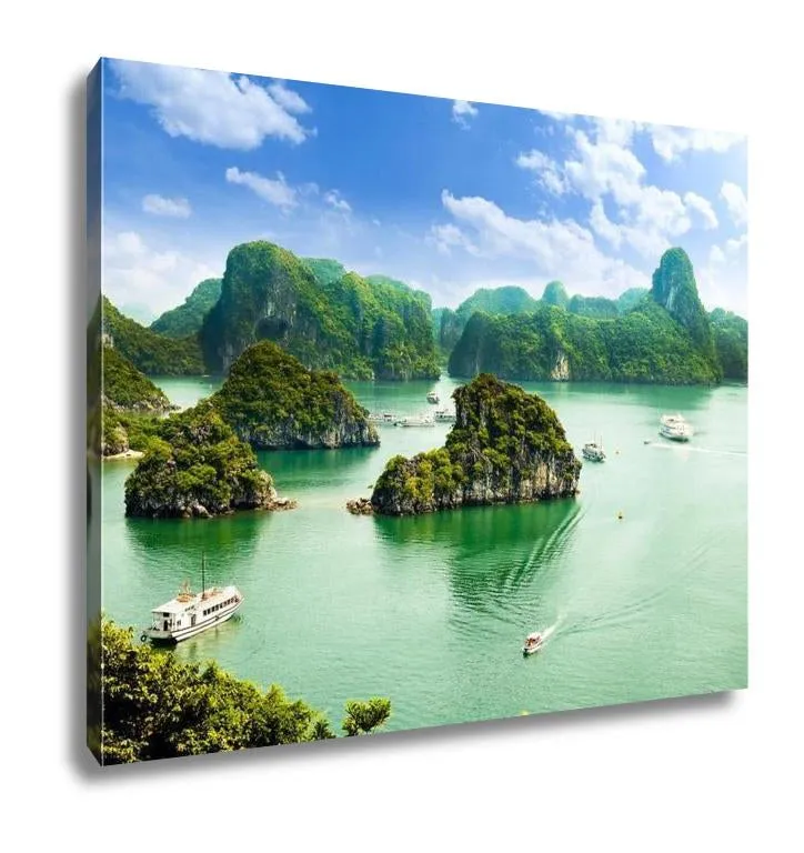 Gallery Wrapped Canvas, Ha Long Bay In Vietnam