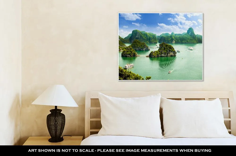 Gallery Wrapped Canvas, Ha Long Bay In Vietnam