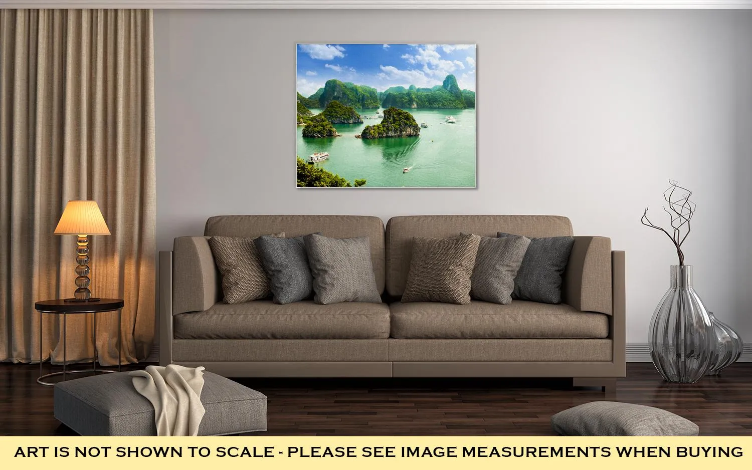 Gallery Wrapped Canvas, Ha Long Bay In Vietnam