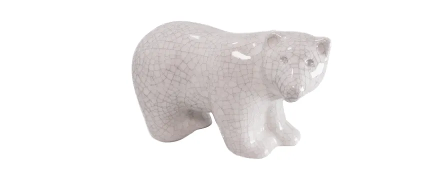 Gary Steinborn, Ceramic Standing Polar Bear