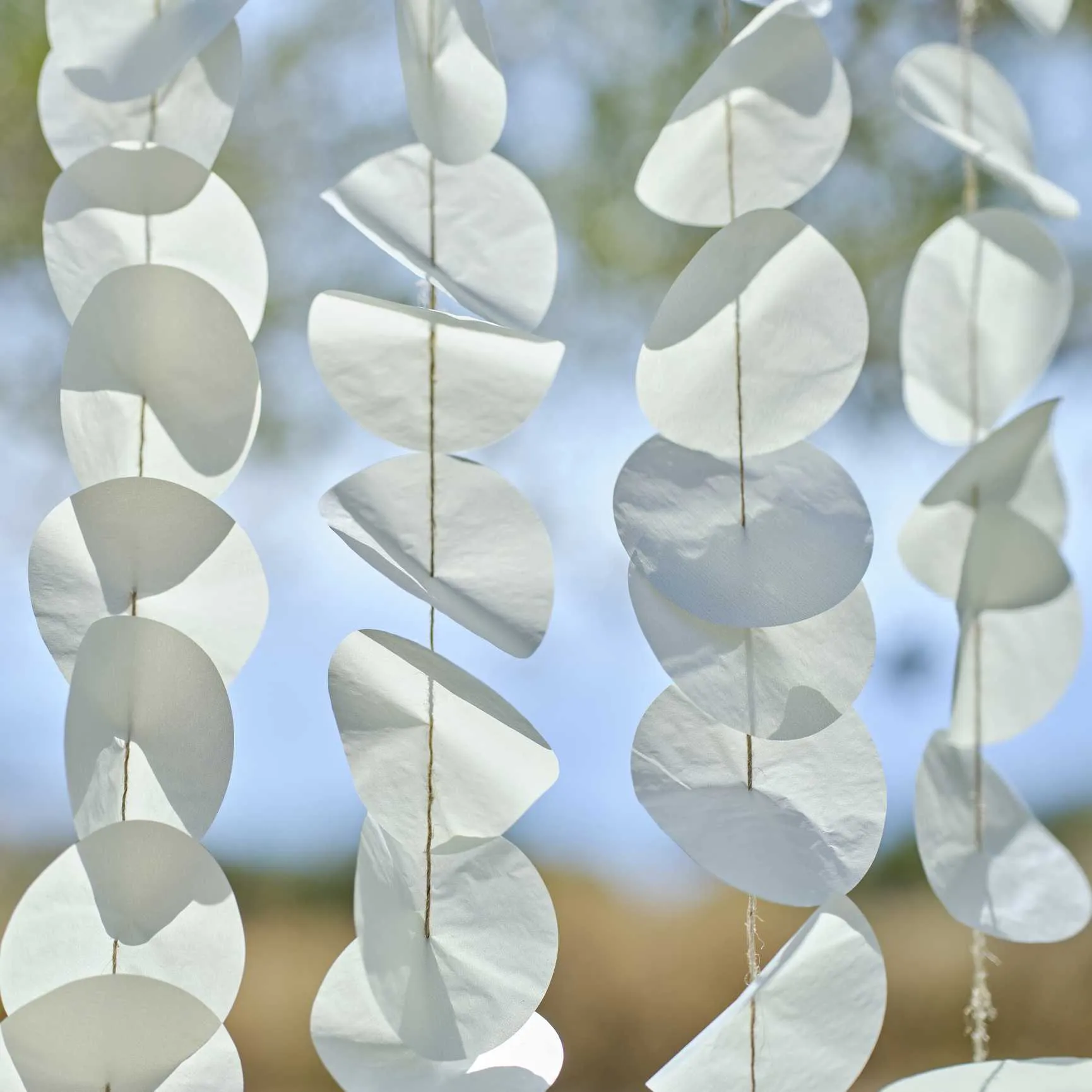 Ginger Ray sage paper decoration backdrop