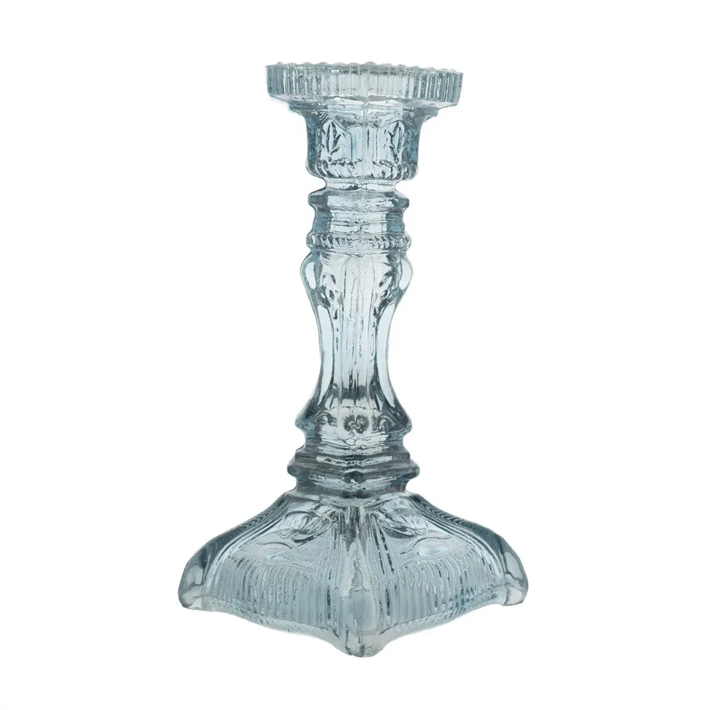 Glass Candlestick Fin de Siècle