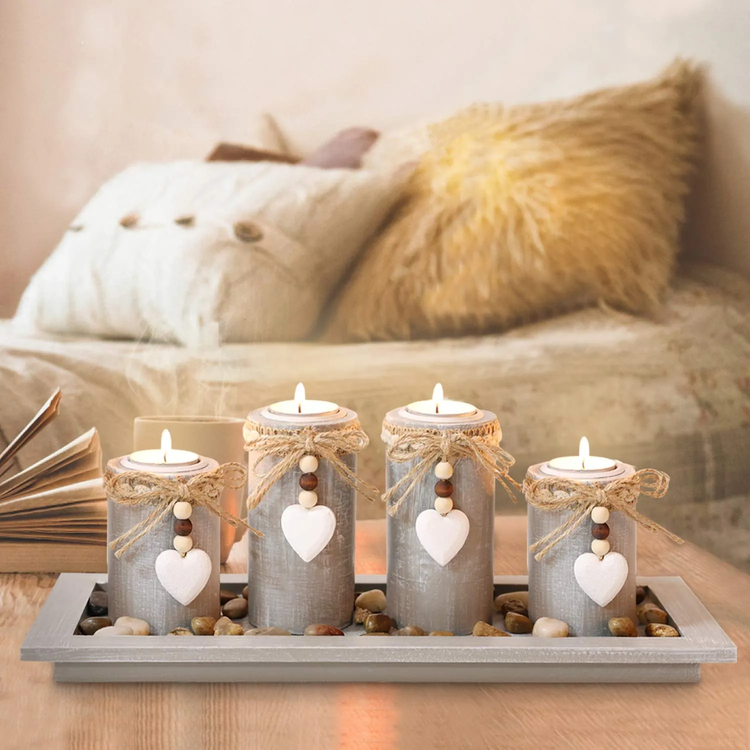 GoMaihe Tea Light Holder 4 Pieces