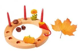 Grimms Birthday and Advent Ring Decoration - Pumpkin