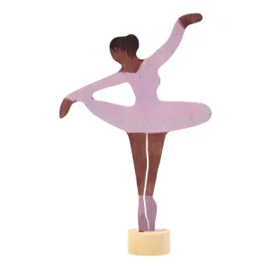 Grimm's Candle Holder Decoration-Ballerina Lilac