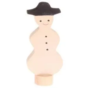 Grimm's Candle Holder Decoration-Snowman