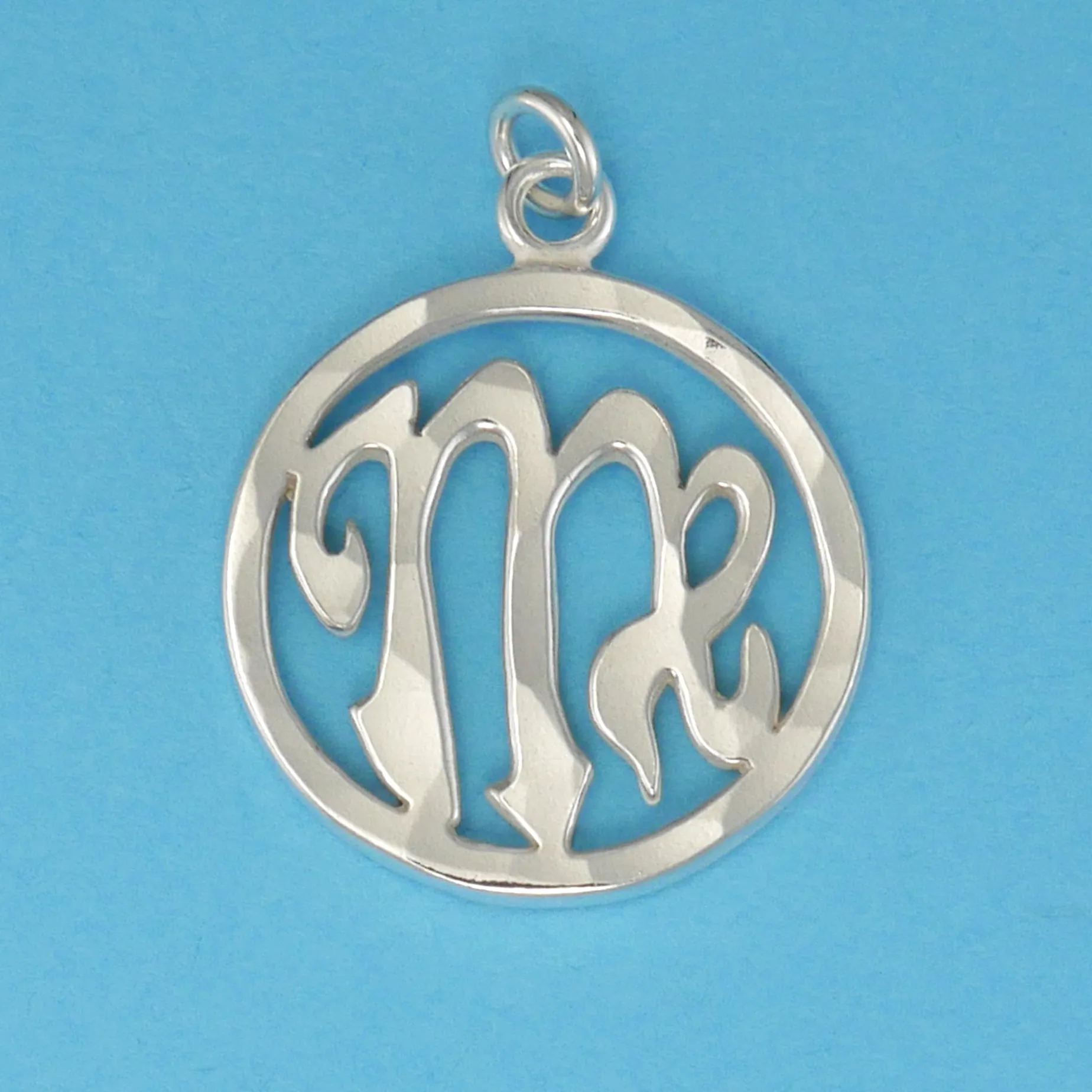 Hand Hammered Zodiac Sign Pendants