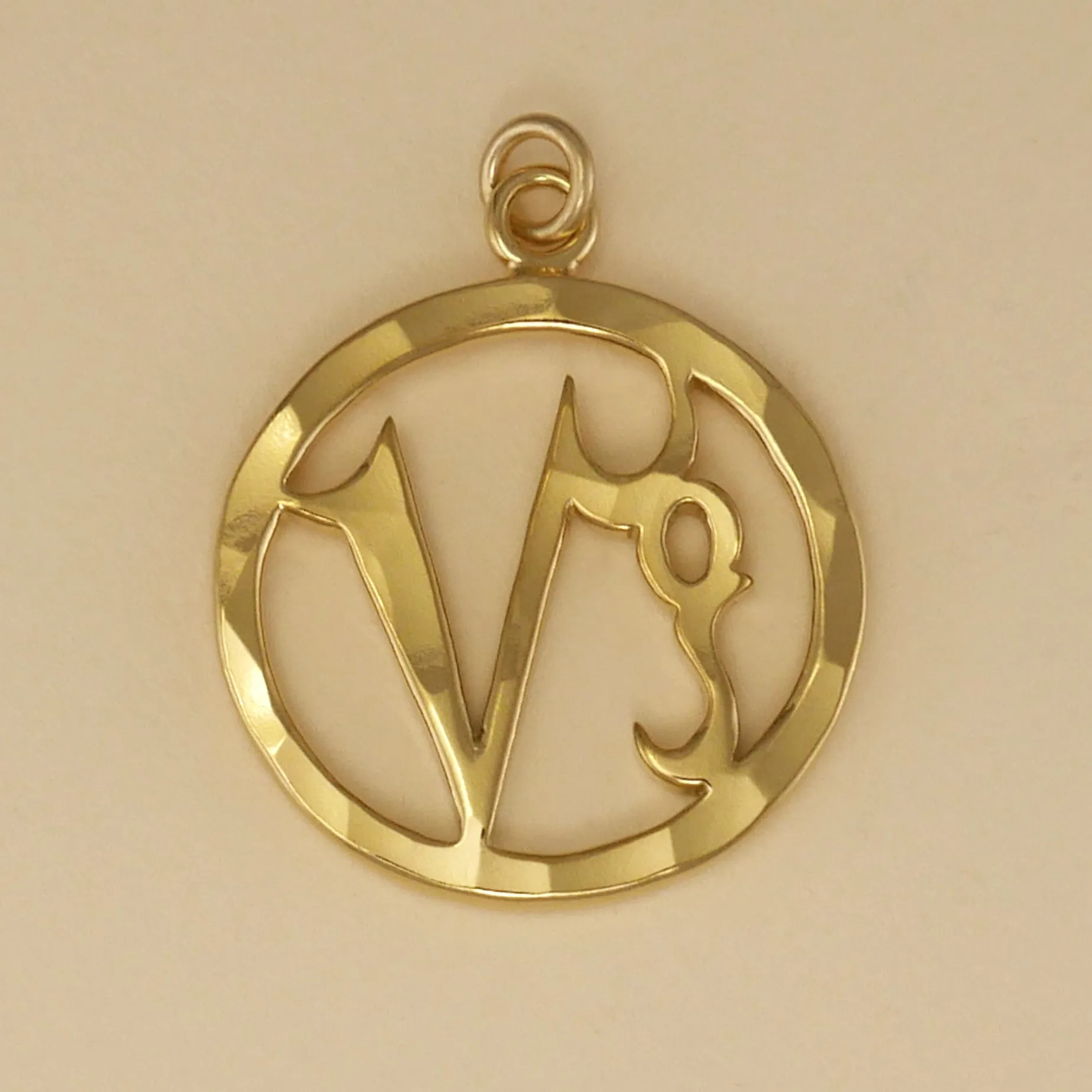 Hand Hammered Zodiac Sign Pendants