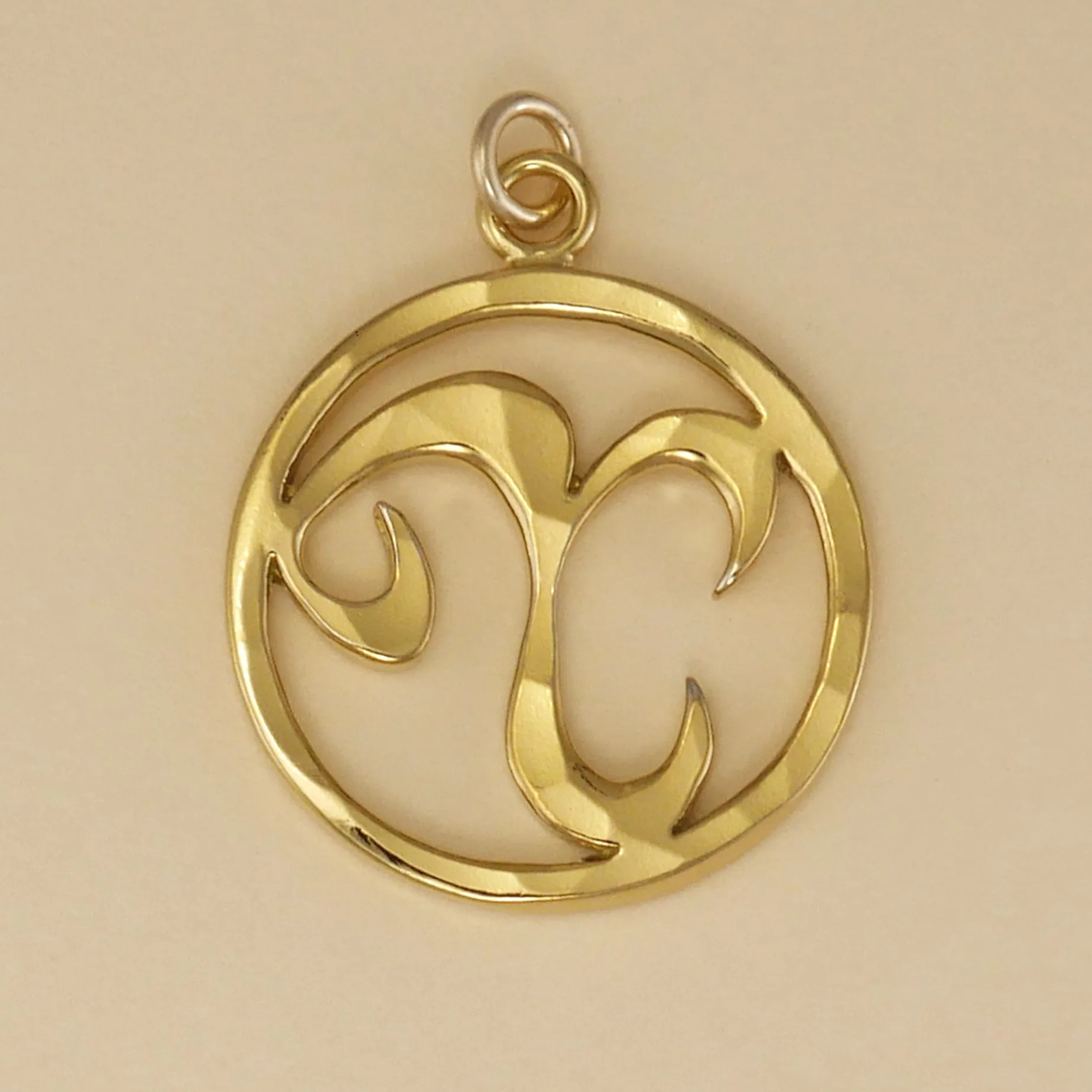 Hand Hammered Zodiac Sign Pendants