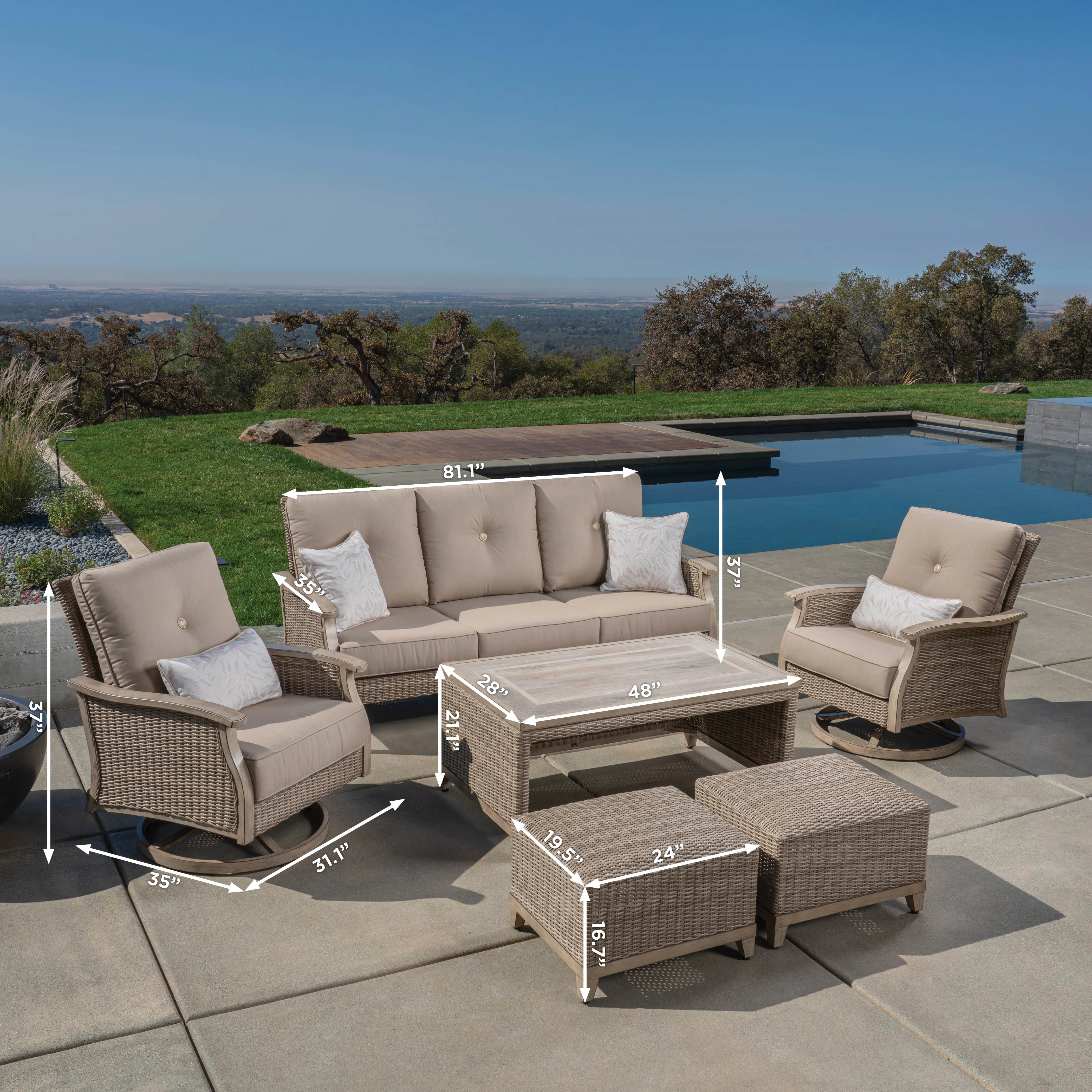 Johanna 6-piece Deep Seating Set